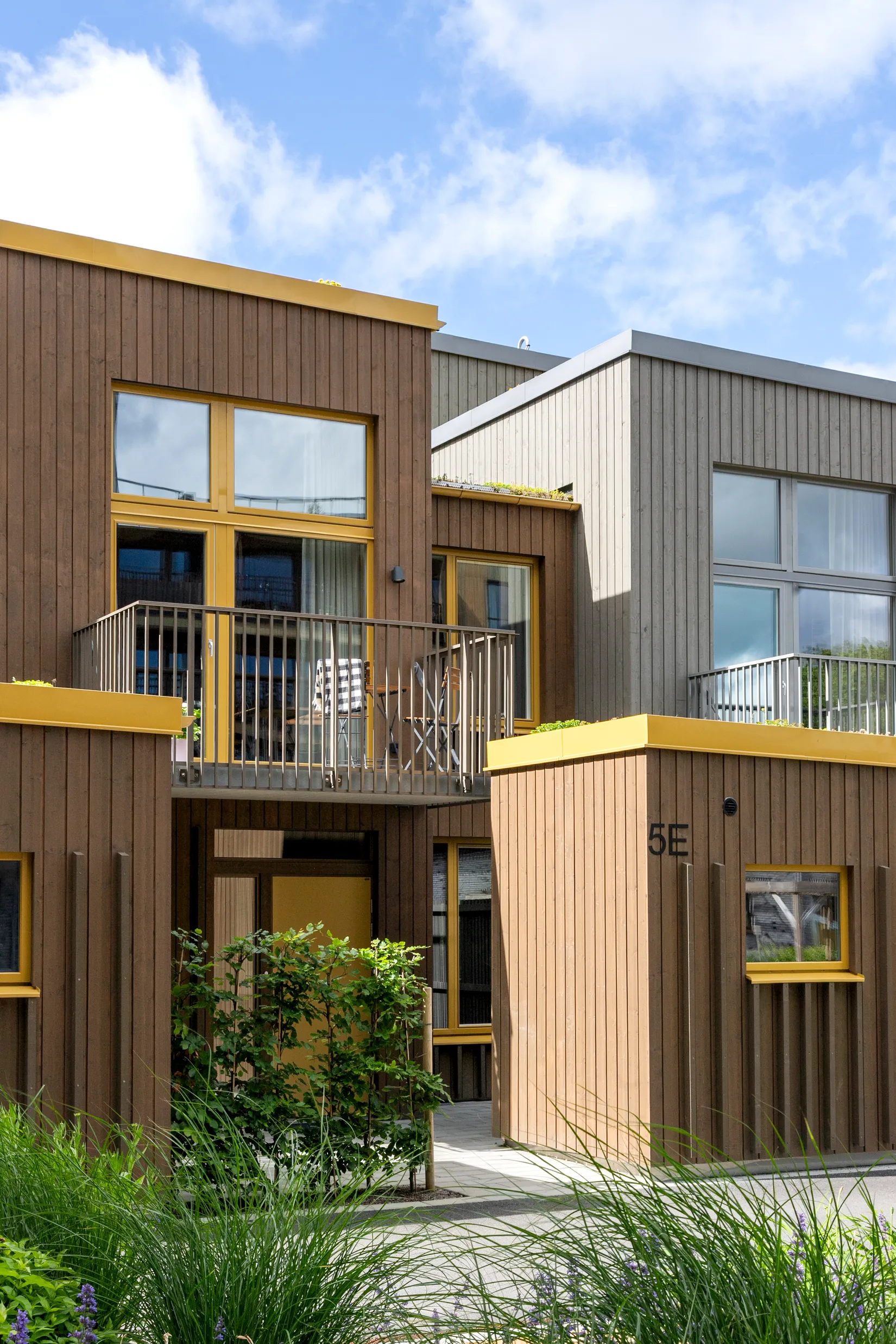 Villa, Radhus, Kyrkogårdsvägen 5E, Oskarsdal, Varberg