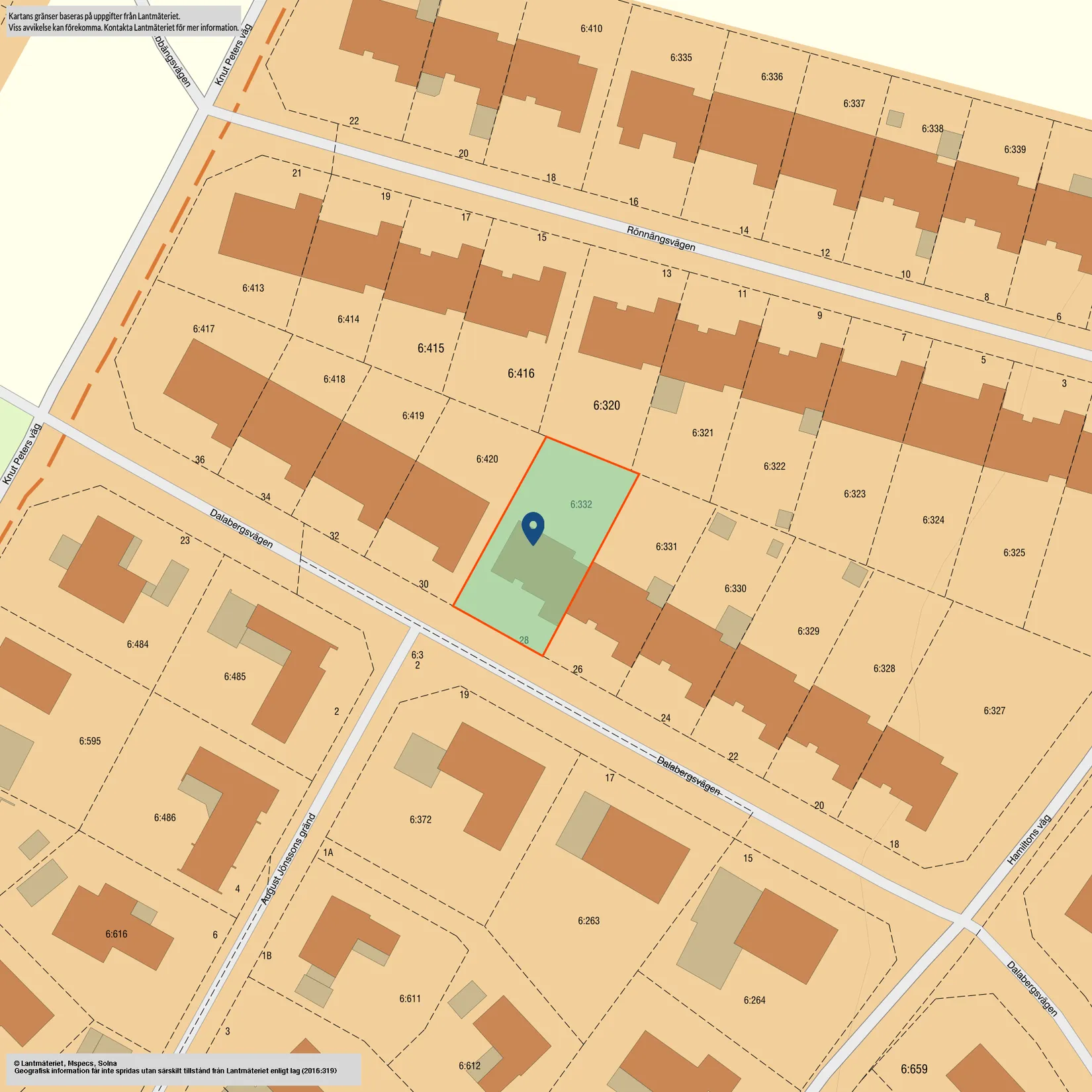 Radhus, Dalabergsvägen 28, Söndrum, Halmstad