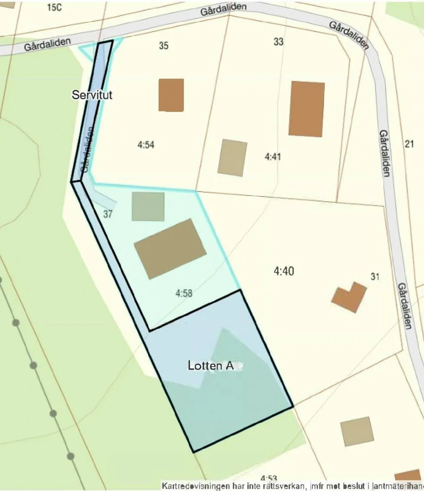 Tomt, Gårdaliden 37, Gårdaliden, Mölndal