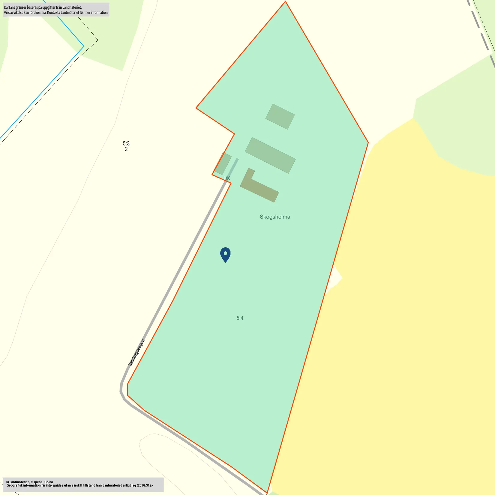 Gård/Skog, Salskogsvägen 106, Kristianstad