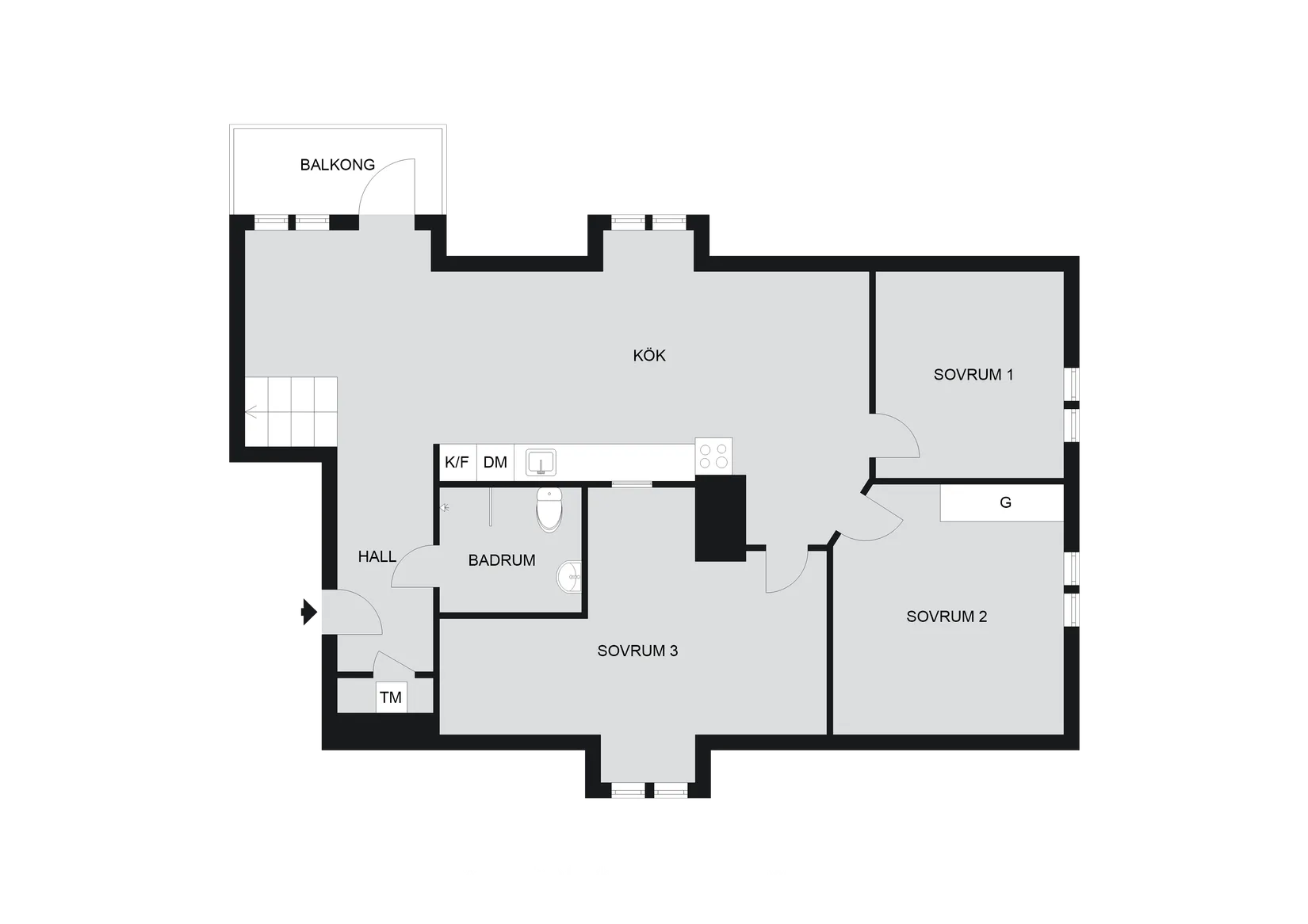 Bostadsrätt, Norra Murgatan 25, Klinten Visby , Gotland