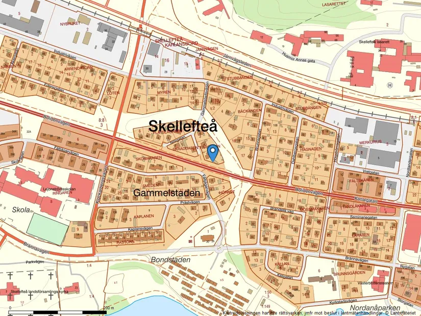 Villa, Gammelstadsvägen 2, Skellefteå