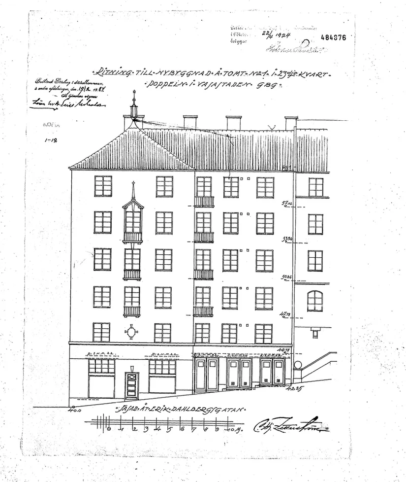 Bostadsrätt, Erik Dahlbergsgatan 38, Vasastaden, Göteborg