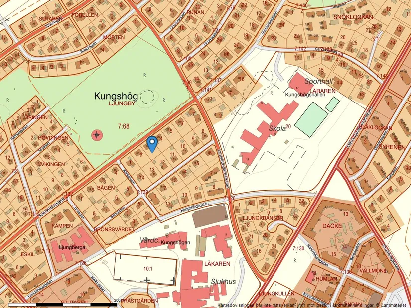 Villa, Sunnerbostigen 24, Kungshög, Ljungby