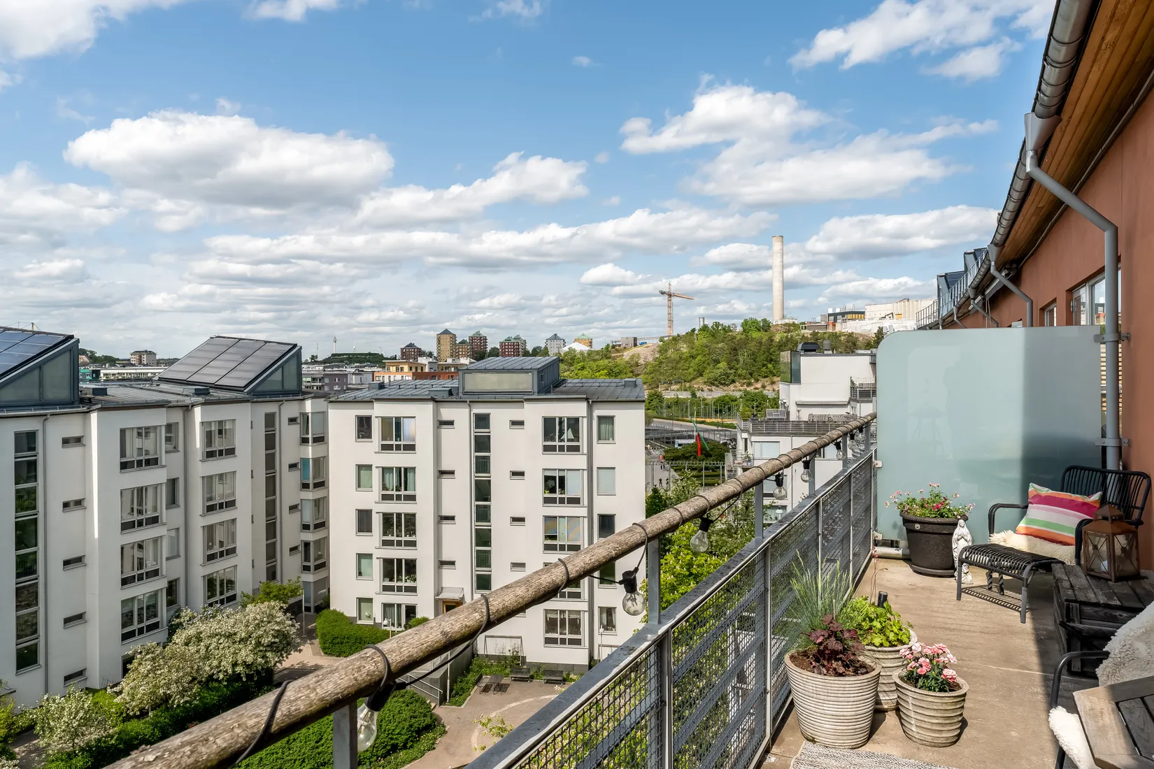 Bostadsrätt, Lugnets Allé 67, Takterrass, Hammarby Sjöstad, Stockholm