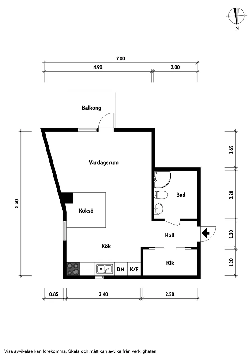 Bostadsrätt, Dalbogatan 3C, Krokslätt, Mölndal