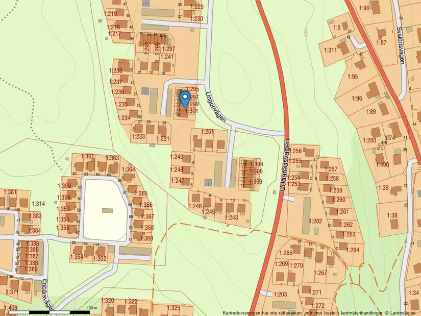 Villa, Radhus, Lingonvägen 33, Floda-Uddared, Lerum