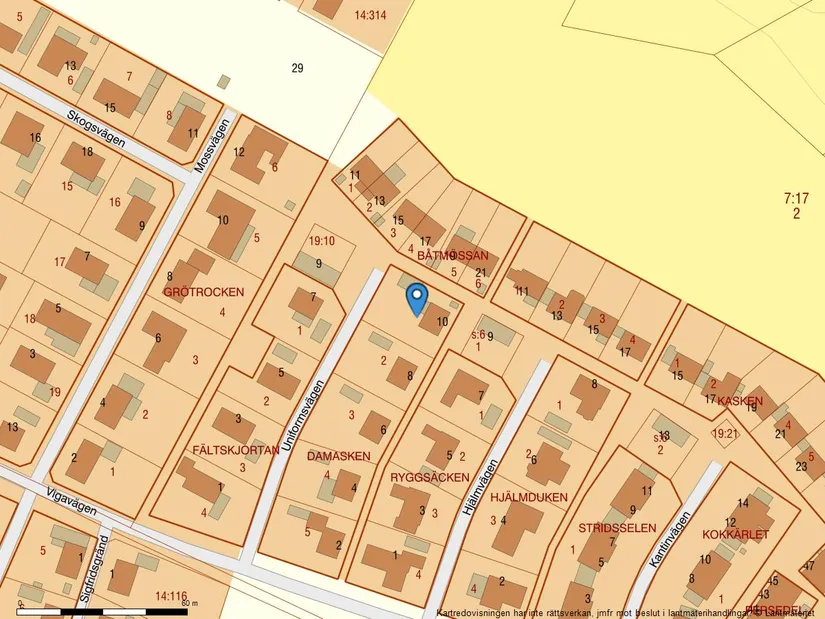 Villa, Uniformsvägen 10, Köpingebro, Ystad