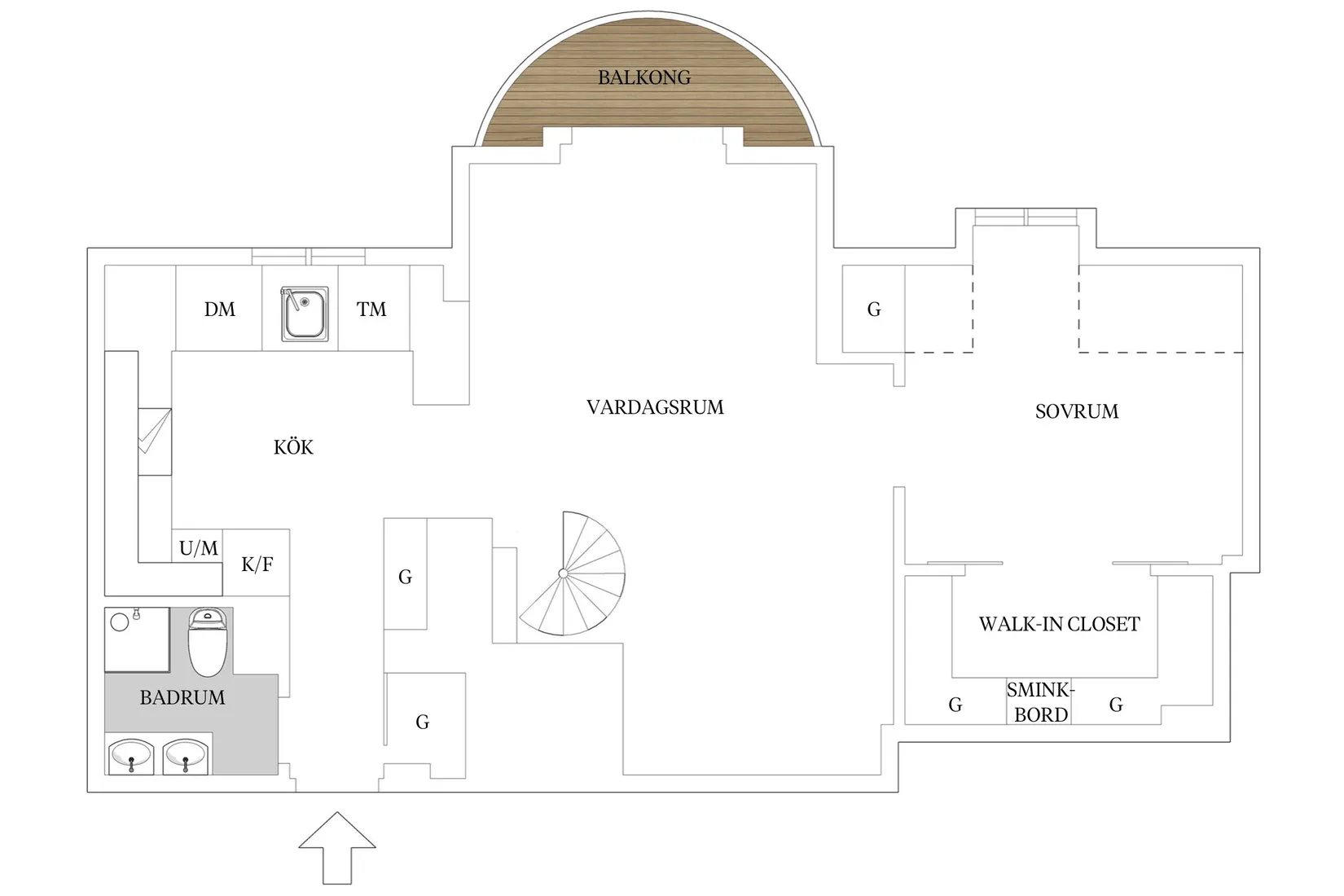 Bostadsrätt, Upplandsgatan 64, 6 tr, Vasastan - Odenplan, Stockholm