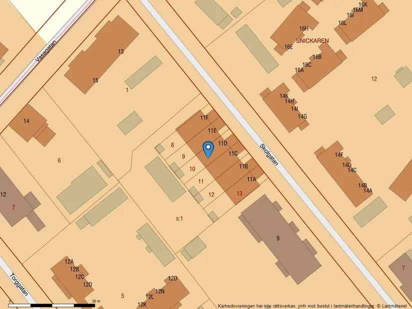Villa, Radhus, Skolgatan 11D, Centrum, Rättvik