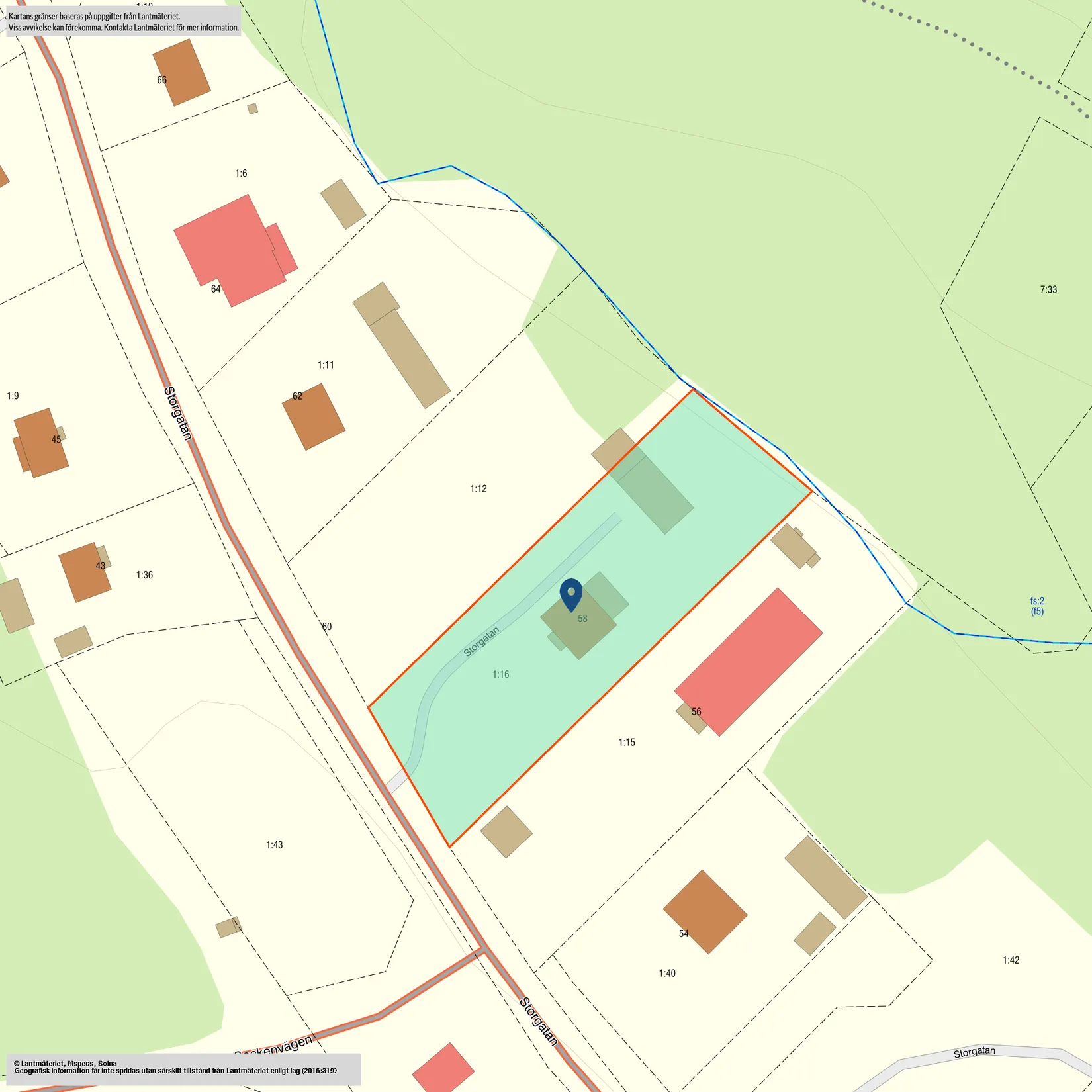 Villa, Storgatan 58 och Storgatan 60, Eksjö