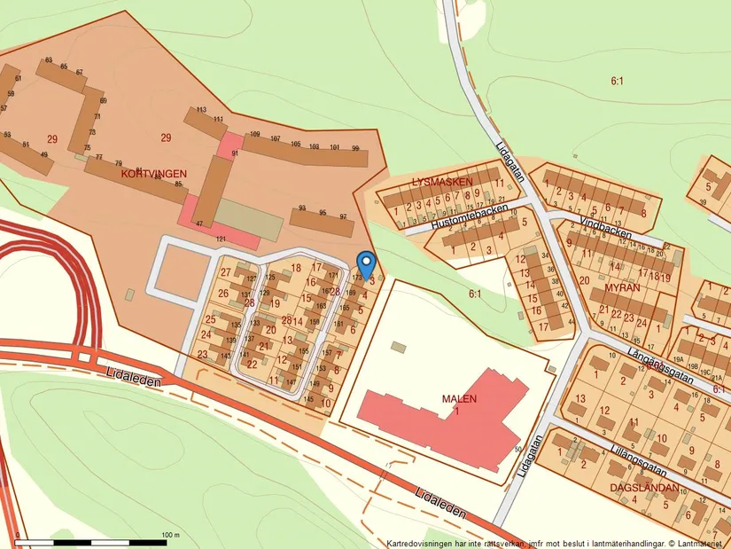Villa, Radhus, Lidaleden 173, Smedby, Norrköping
