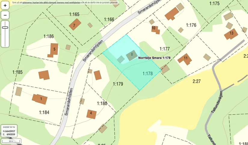 Fritidshus, Smaranäshöjden 8, Smara, Norrtälje