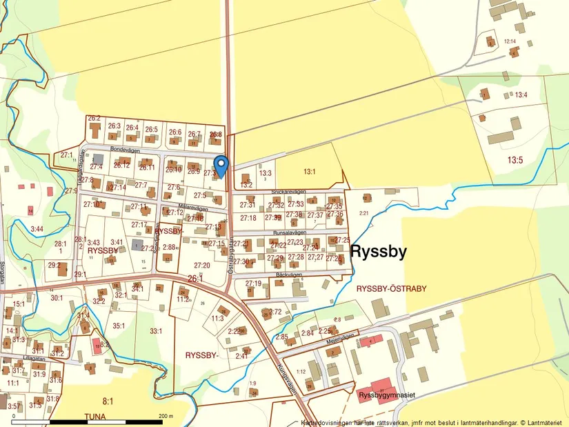Villa, Östrabygatan 7, Ryssby, Ljungby