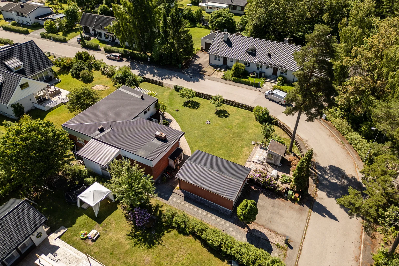 Villa, Oxbärsgatan 6, Fanna, Enköping