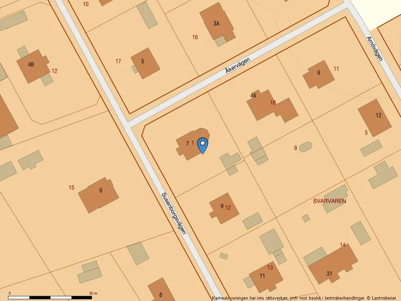 Villa, Susenborgsvägen 7, Centralt, Vadstena
