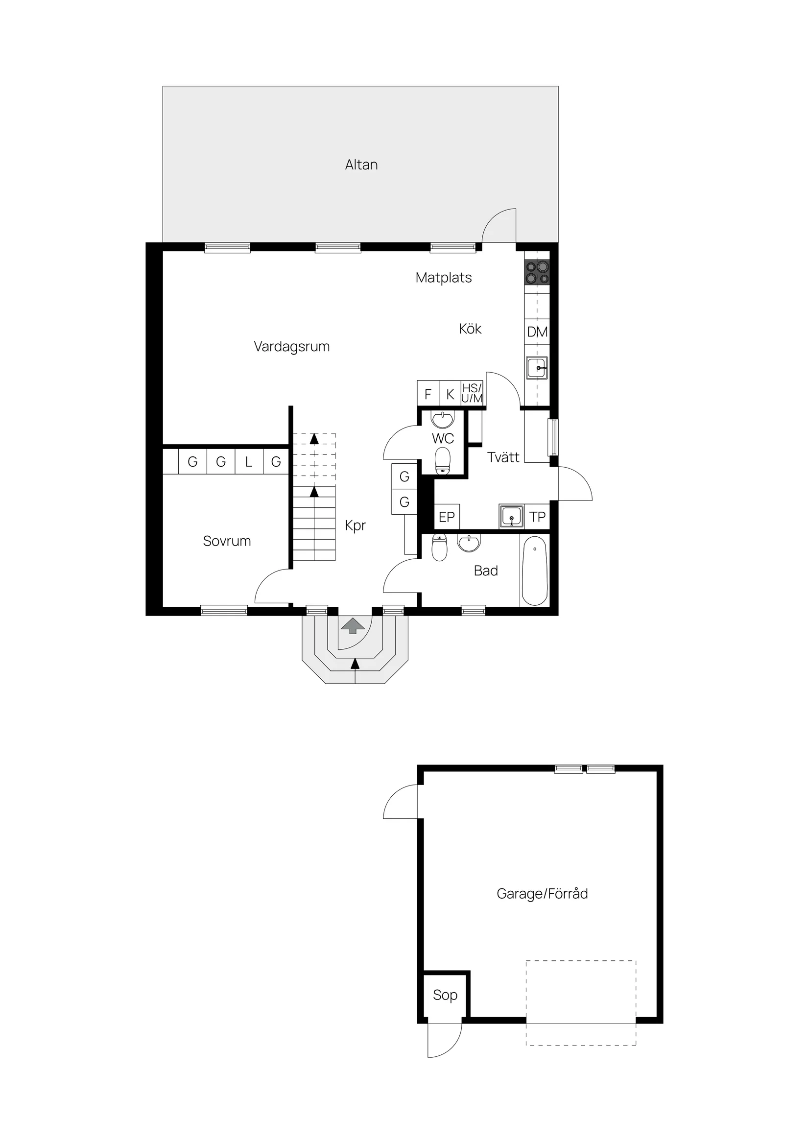 Radhus, Linnéagatan 17D, Haga, Sundsvall