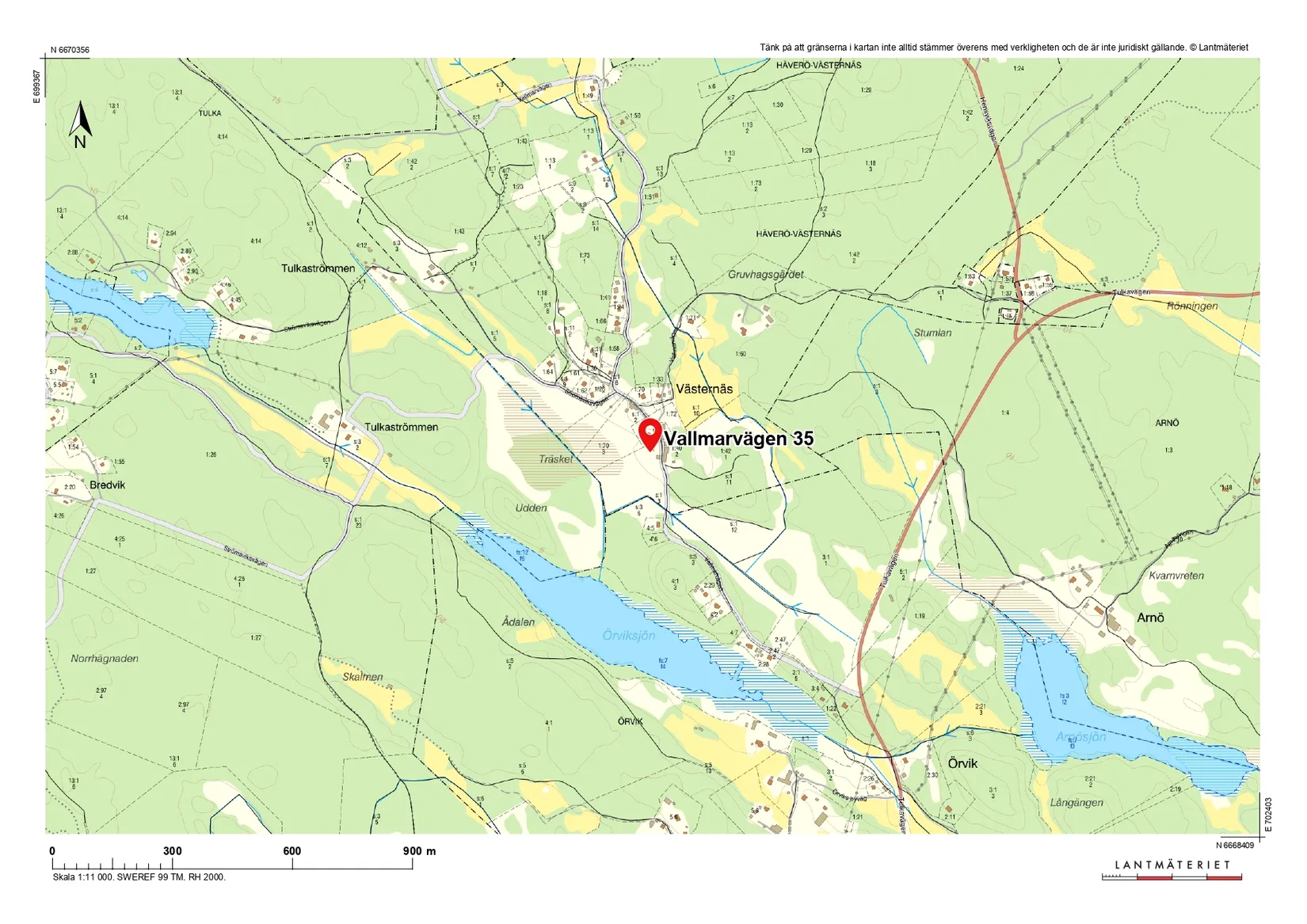 Gård/Skog, Vallmarvägen 35, Herräng, Norrtälje
