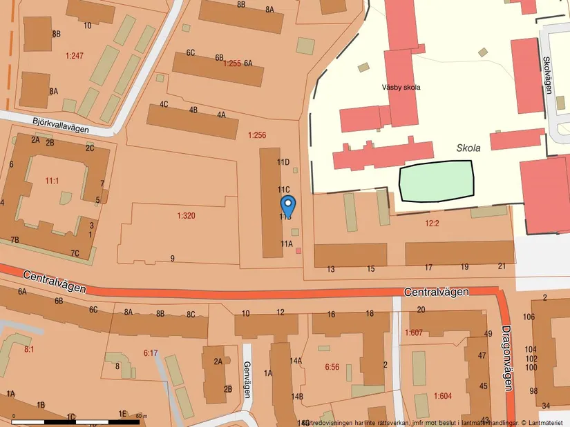 Bostadsrätt, Centralvägen 11B, Centralt, Upplands Väsby
