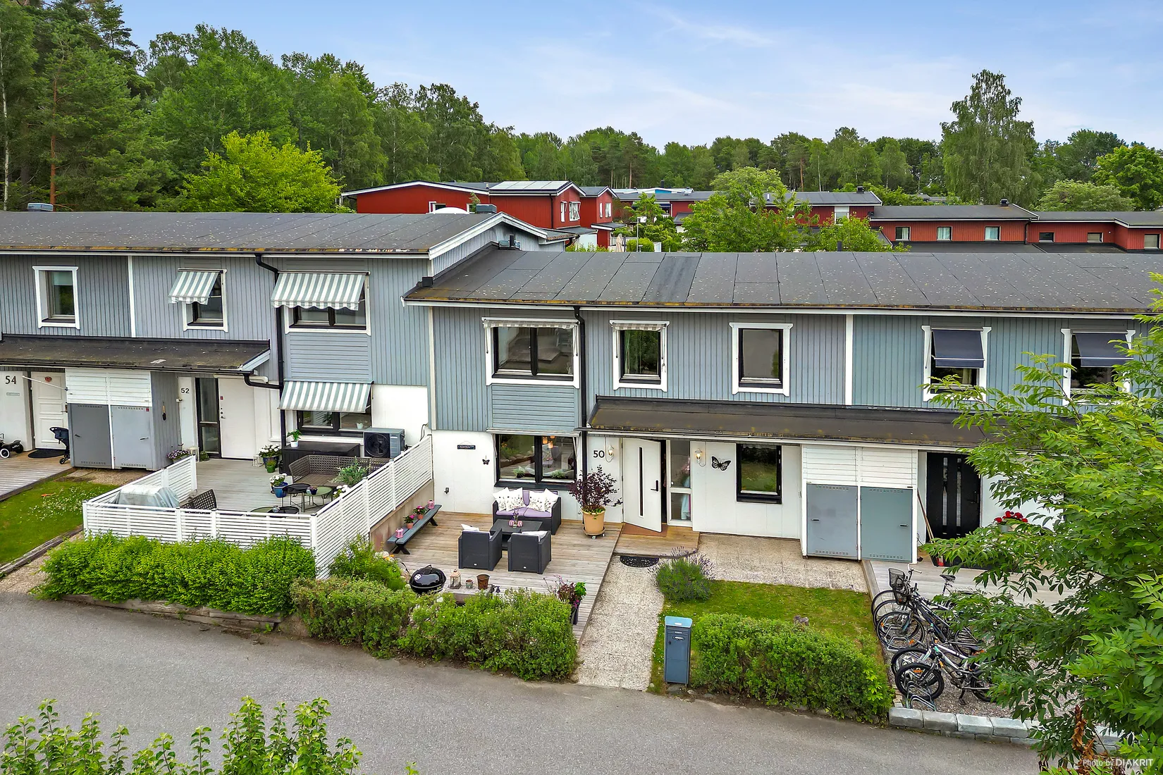 Villa, Radhus, Gitarrvägen 50, Viksjö Hummelmora, Järfälla