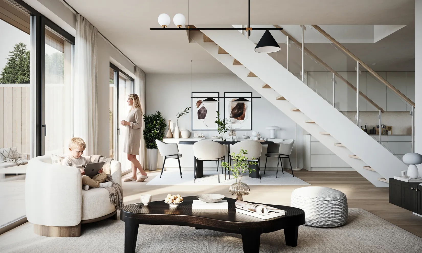 Radhus, Lidavägen 3, Gladö Kvarn, Huddinge
