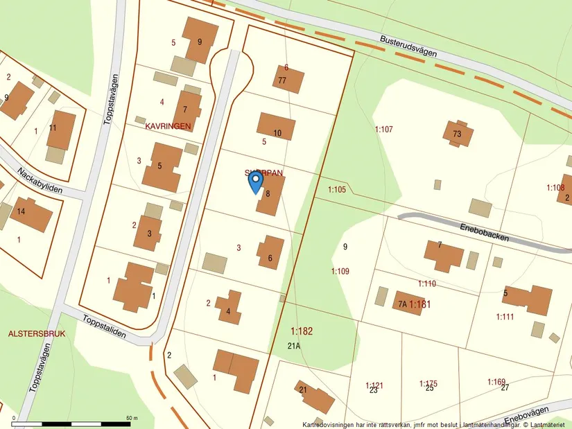 Villa, Toppstaliden 8, Alster, Karlstad