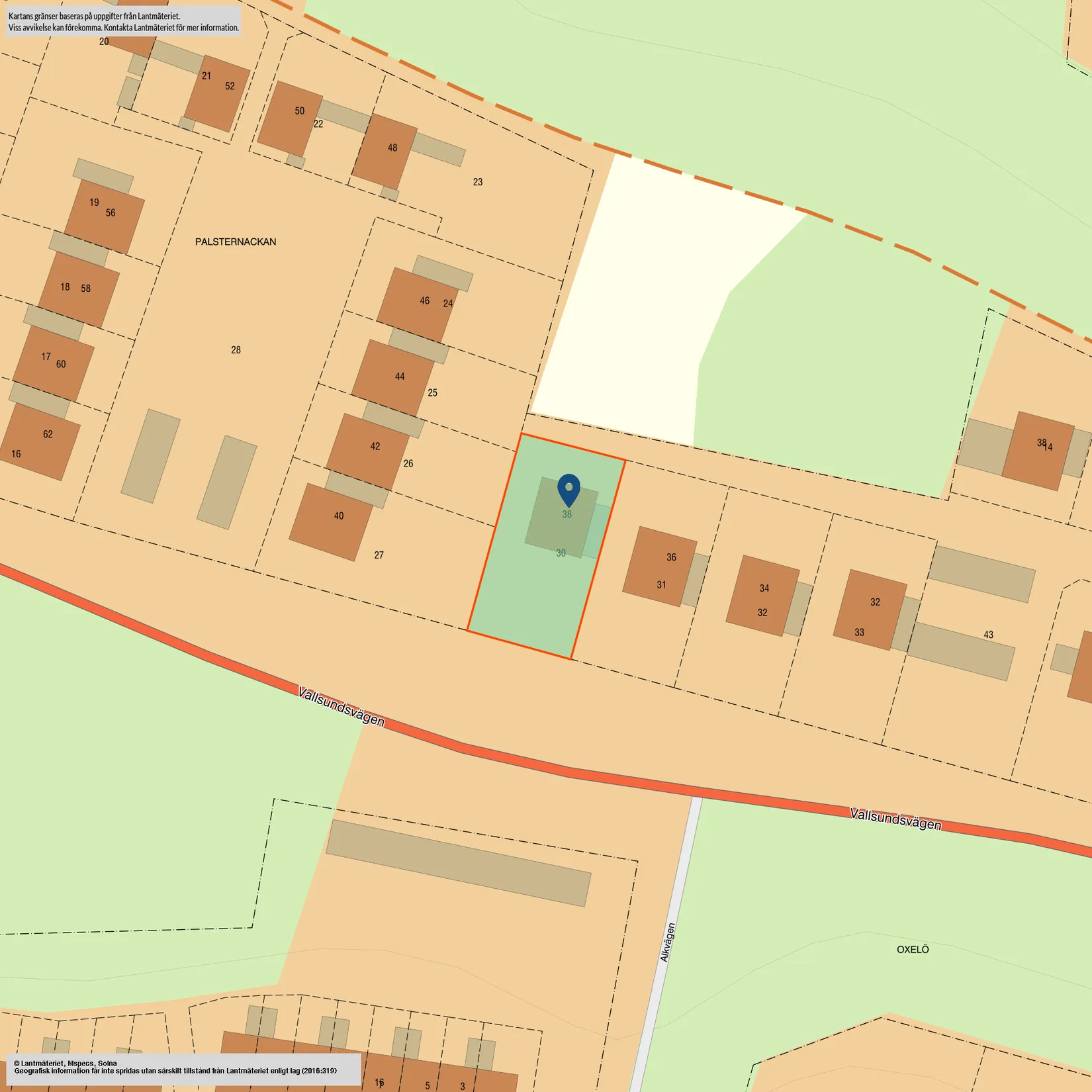 Radhus, Vallsundsvägen 38, Oxelösund