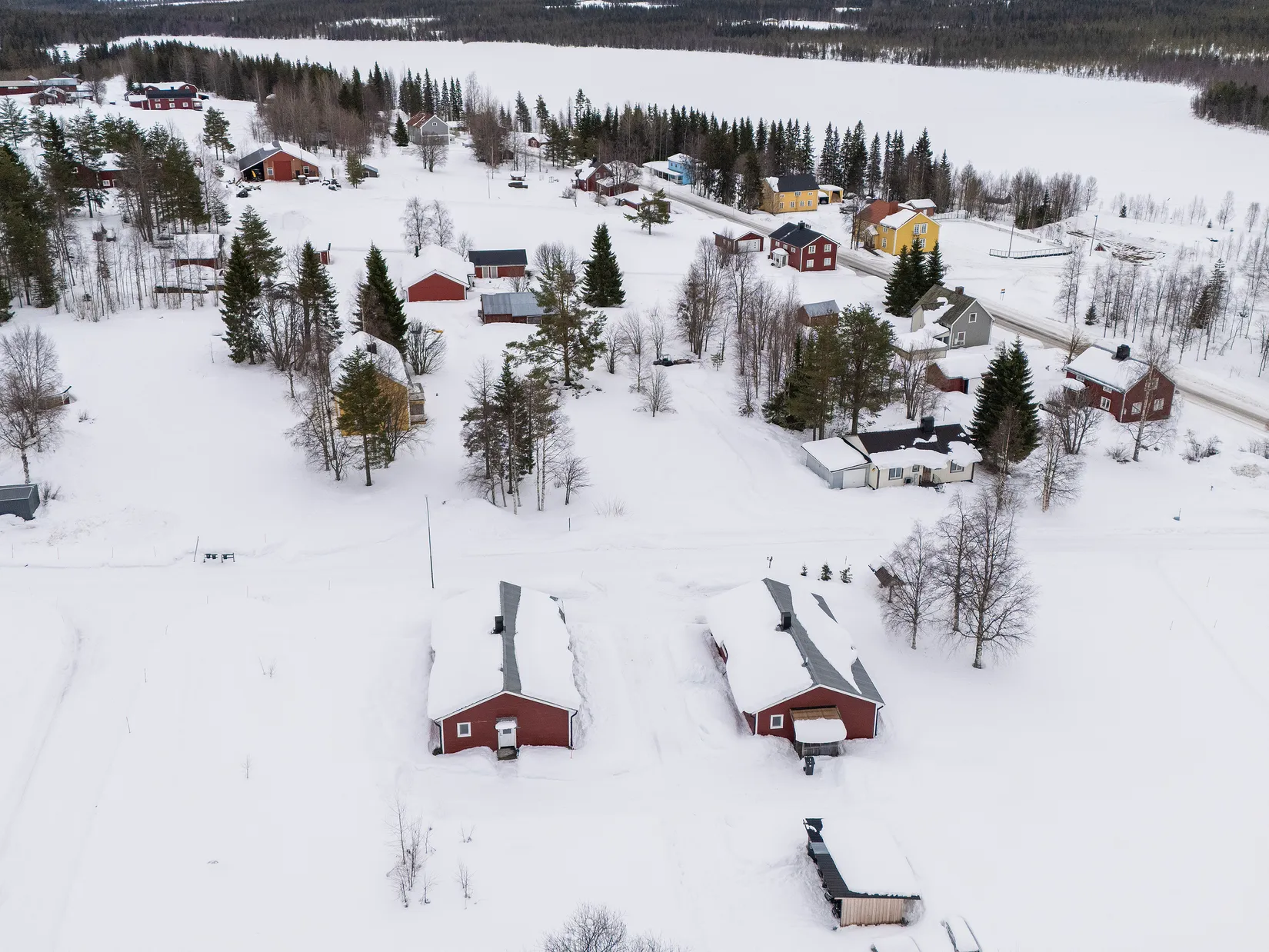 Villa, Backvägen 5A, B, E, F. Åkervägen 4, Rentjärn, Malå