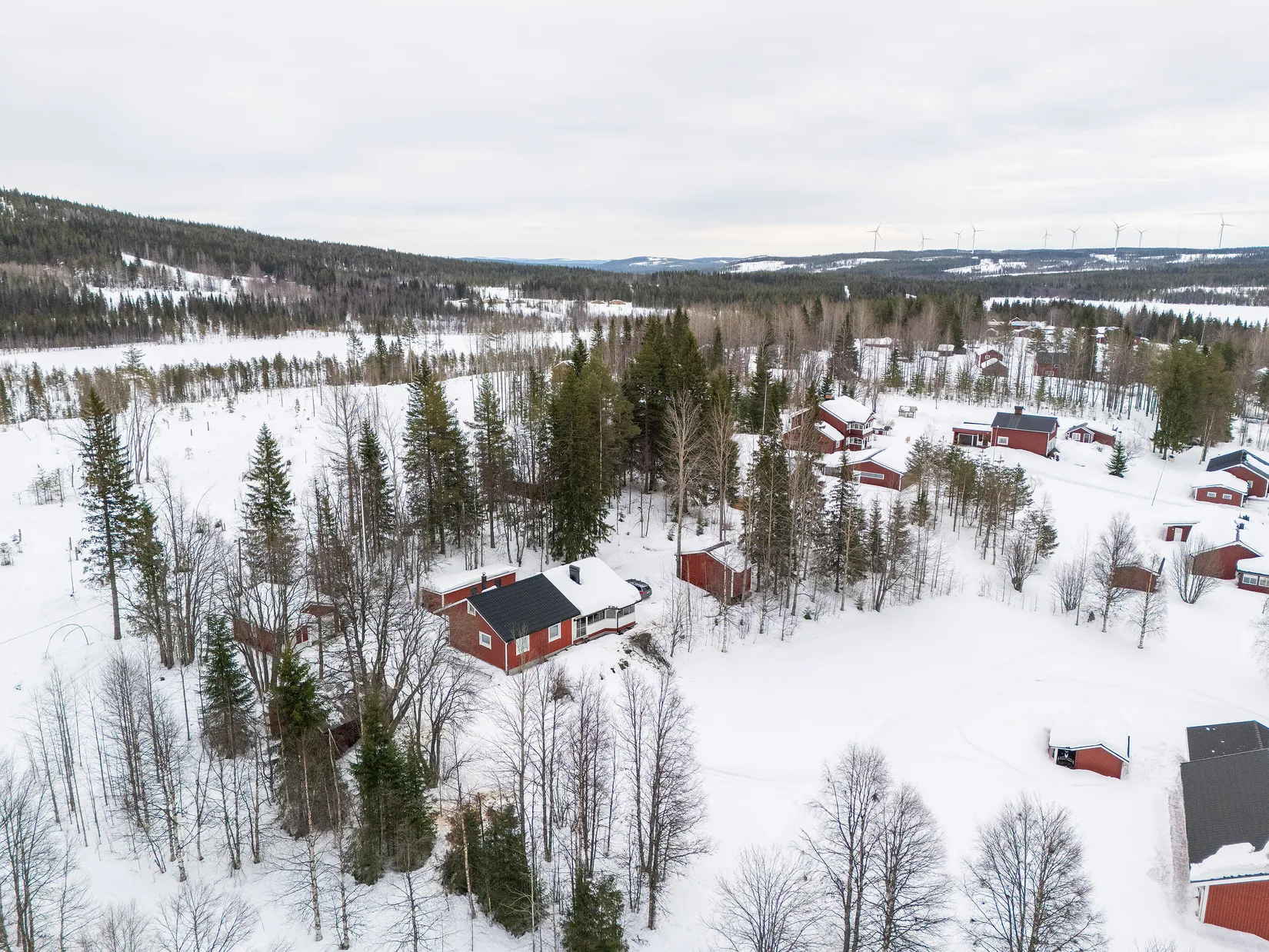 Villa, Backvägen 5A, B, E, F. Åkervägen 4, Rentjärn, Malå