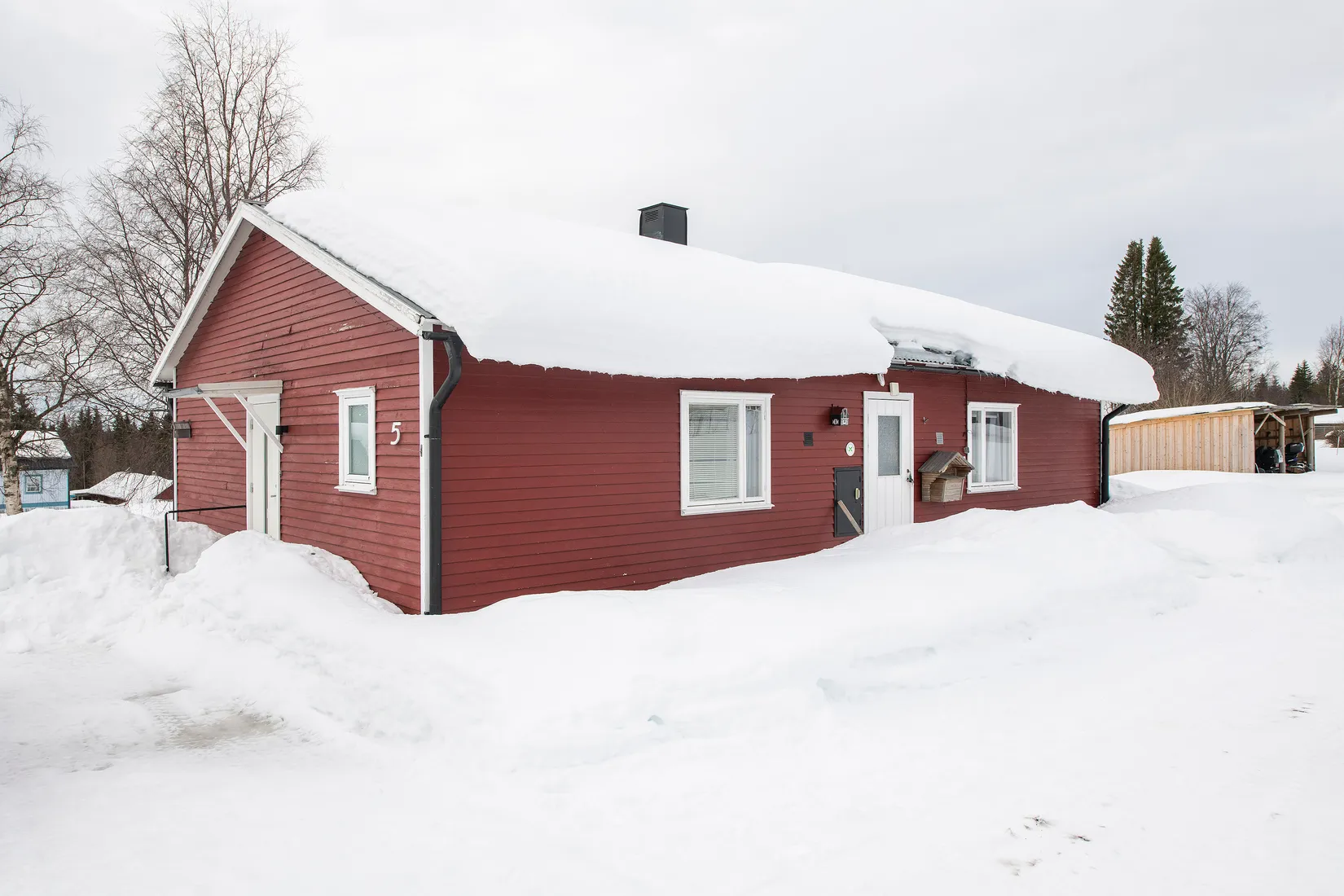 Villa, Backvägen 5A, B, E, F. Åkervägen 4, Rentjärn, Malå