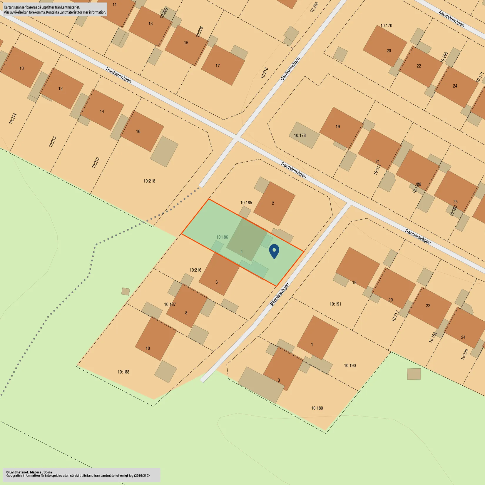 Radhus, Slånbärsvägen 4, Hemmesta, Värmdö