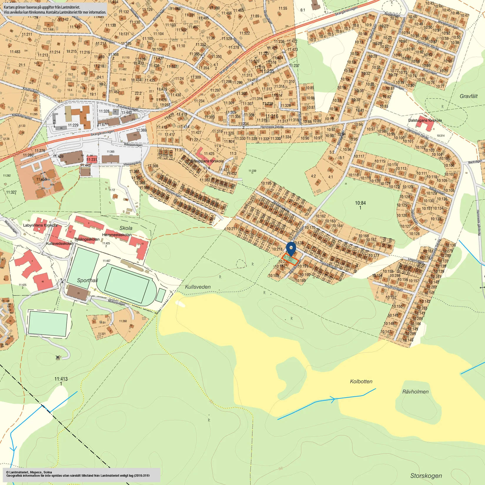 Radhus, Slånbärsvägen 4, Hemmesta, Värmdö