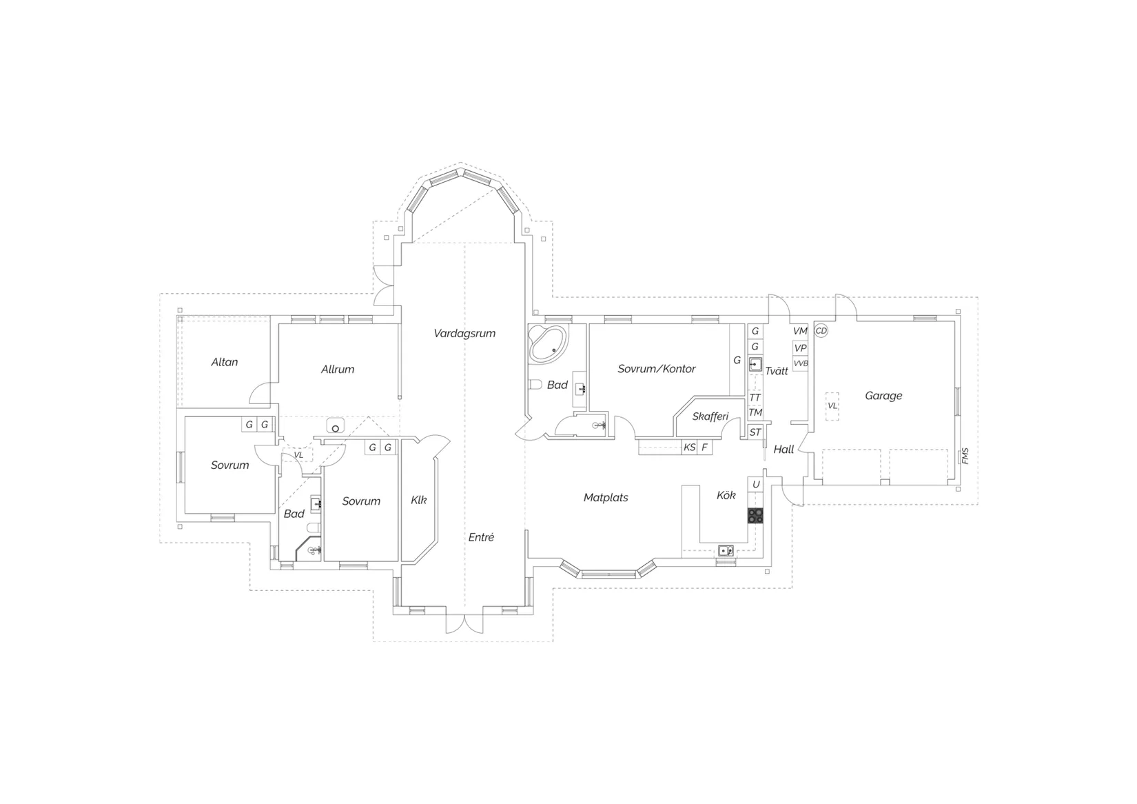 Villa, Växthusvägen 3, Spälkö/Saxemara, Ronneby