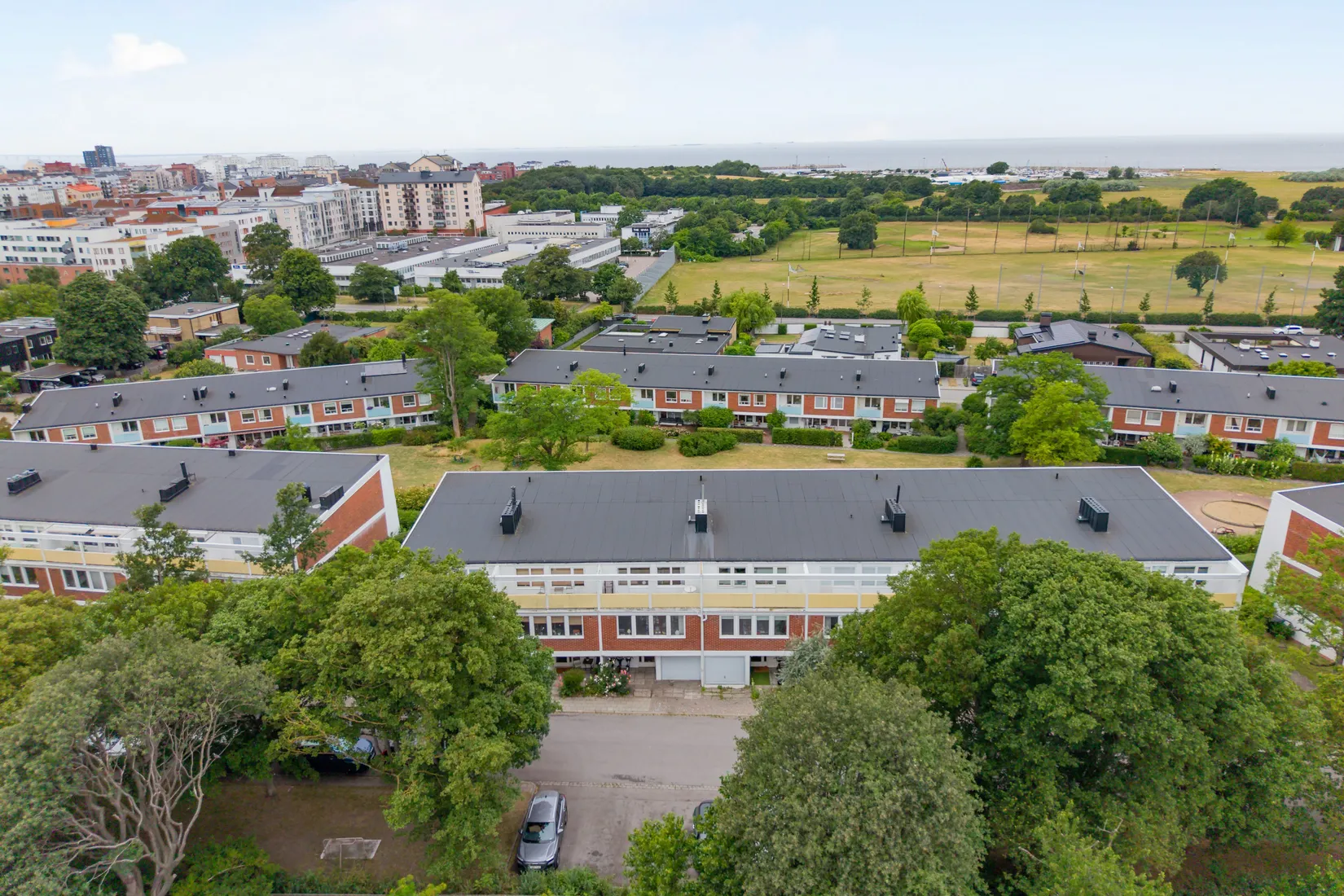 Radhus, Bülow Hübes väg 13F, Bellevue Sjösida, Malmö