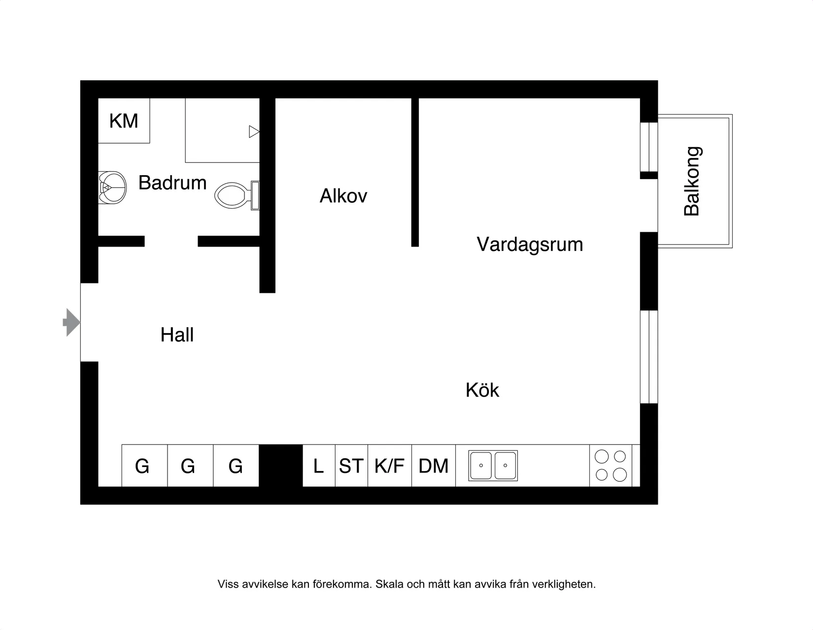 Bostadsrätt, Sivs gränd 3A, Hyllie, Malmö