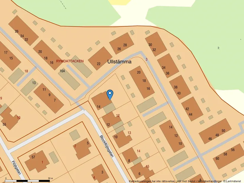 Villa, Radhus, Blockflöjtsgatan 14, Ullstämma, Linköping