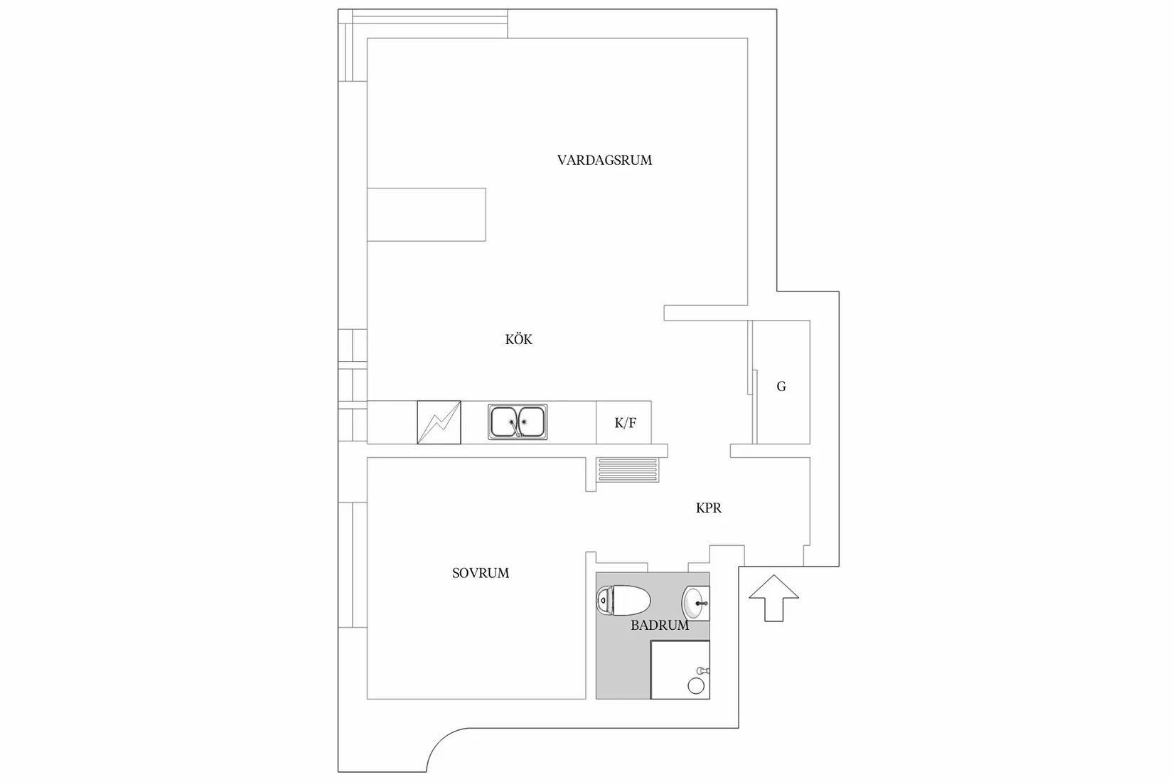 Bostadsrätt, Roslins väg 12 A, Ribersborg, Malmö