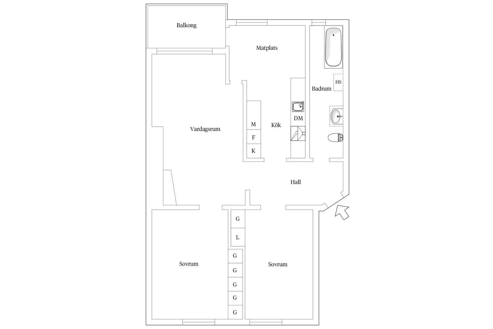 Bostadsrätt, Bågskyttegatan 3E, Mölndal - Jungfruplatsen, Mölndal