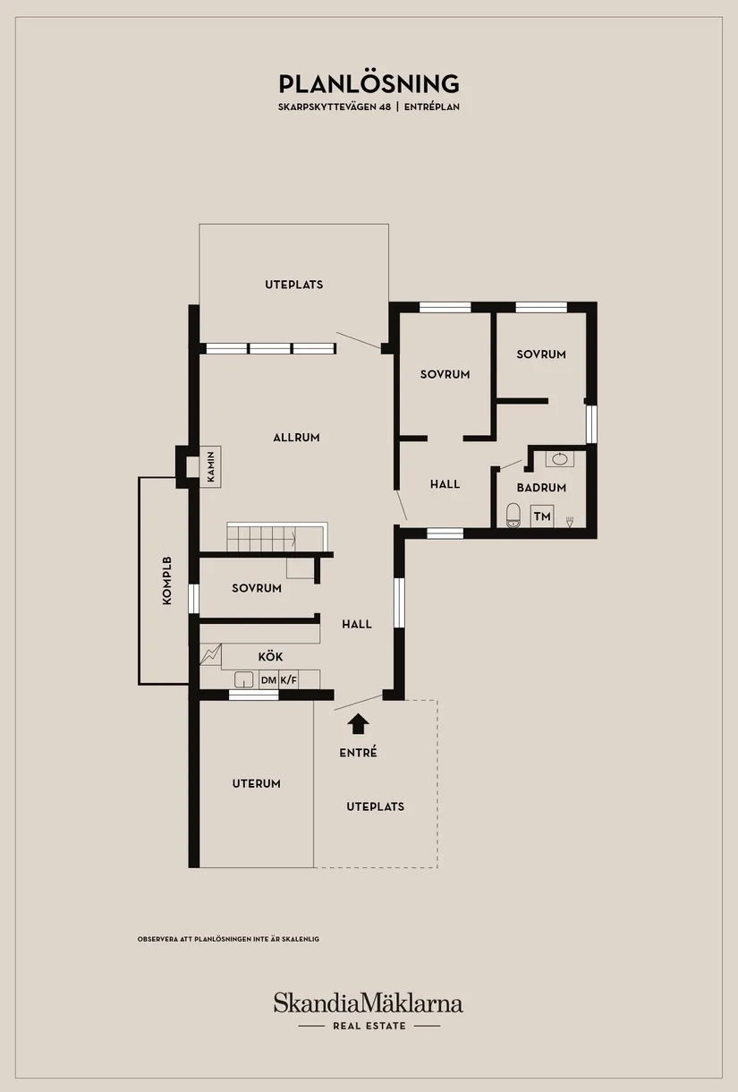 Fritidshus, Skarpskyttevägen 48, Ormbunken 7, Sandskogen, Ystad
