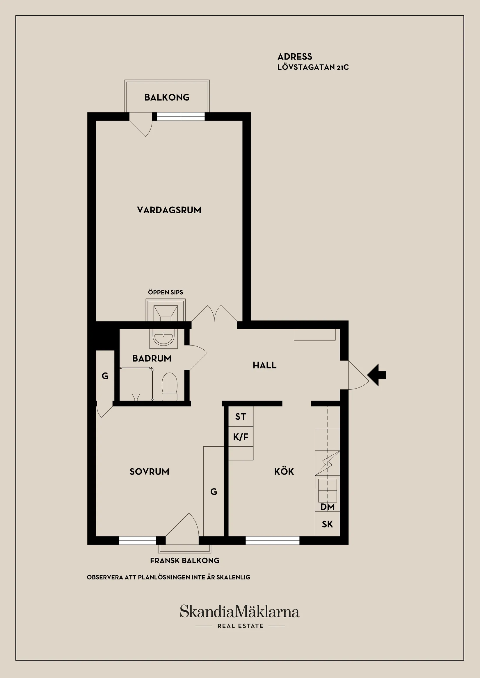 Bostadsrätt, Lövstagatan 21C, Väster, Örebro