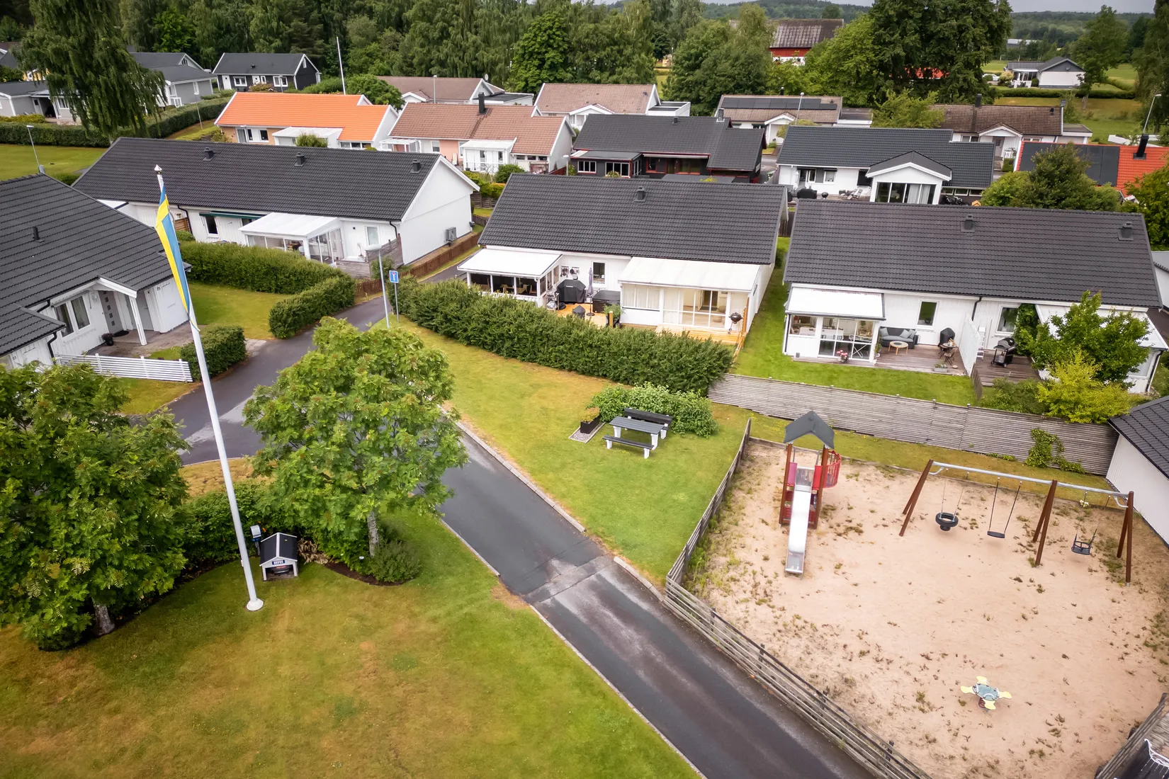 Radhus, Blåmesgatan 39, Kråkeryd, Habo