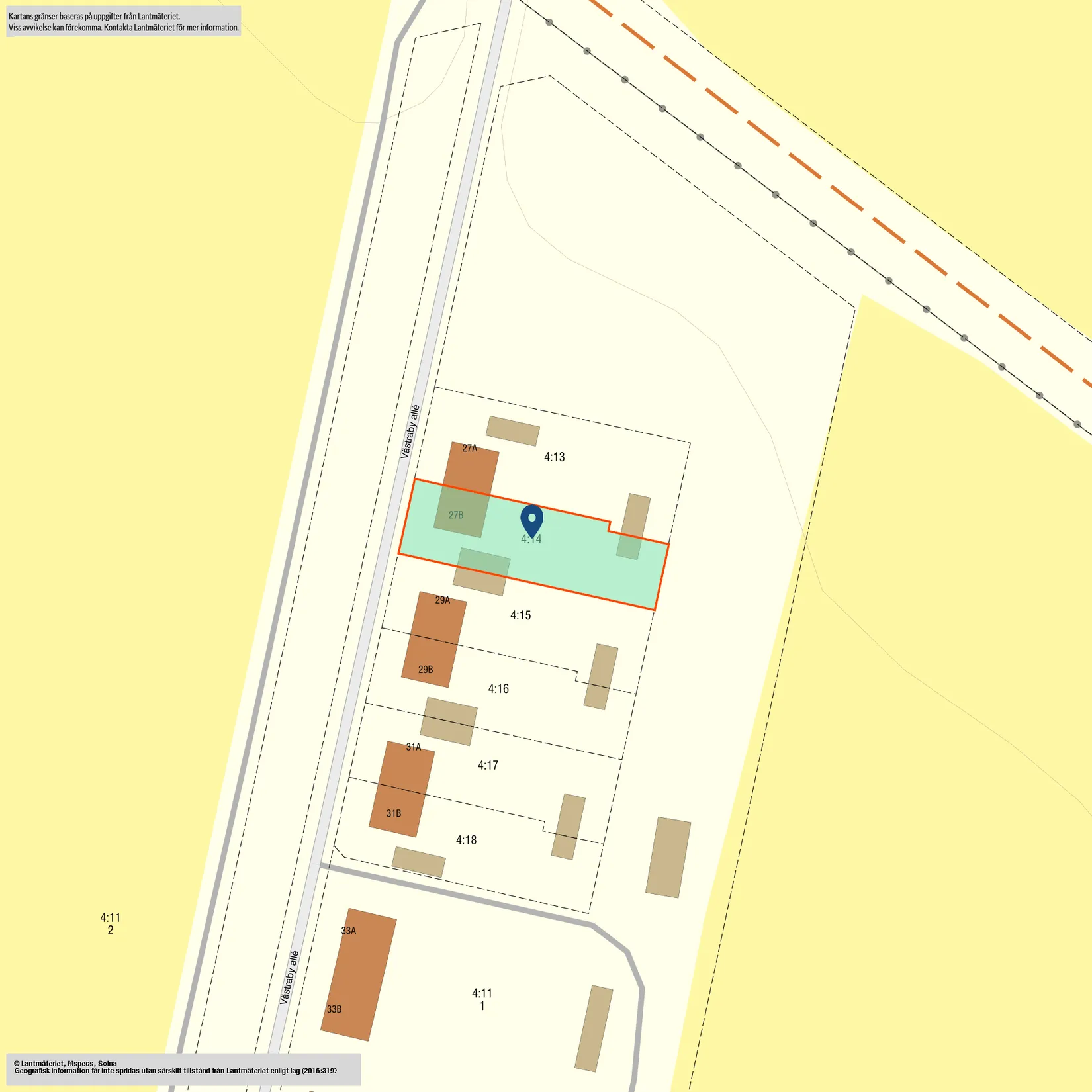 Radhus, Västraby allé 27B, Kattarp, Helsingborg