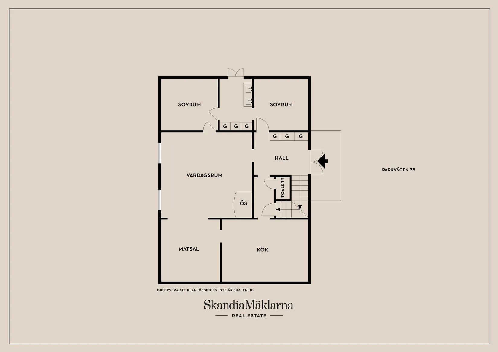 Villa, Parkvägen 38, Kristinehamn