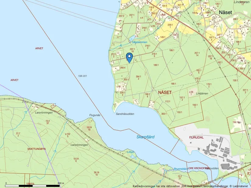 Gård/Skog, Näset Sandnäsvägen 35, Furudal Näset, Rättvik