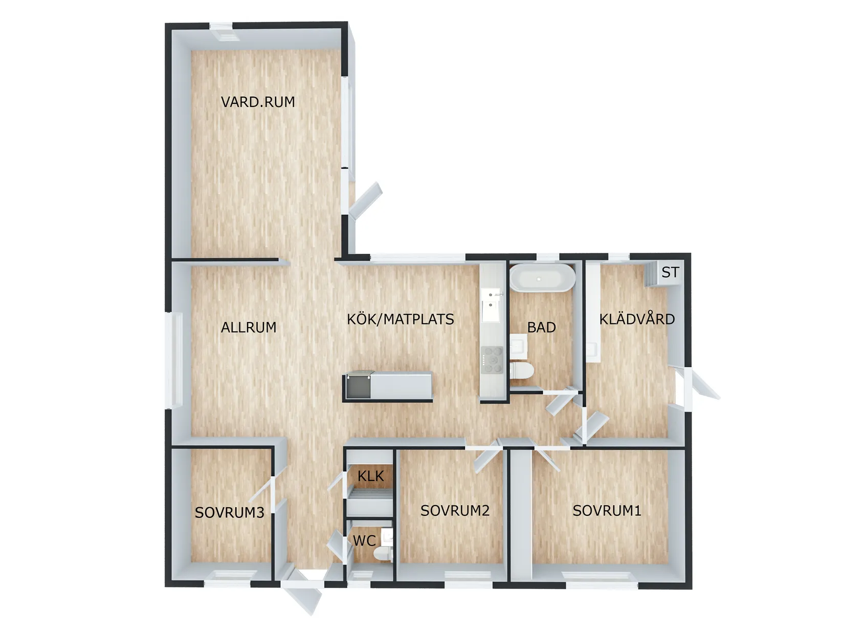Villa, Lilla Tvärgatan 4, Centralt i Åhus, Kristianstad