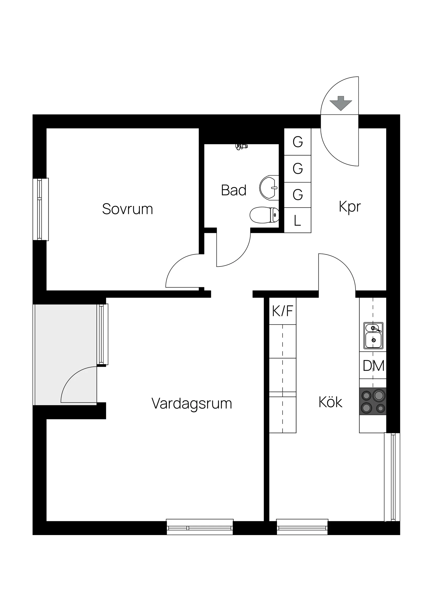 Bostadsrätt, Reenstiernagatan 32, Eneby, Norrköping