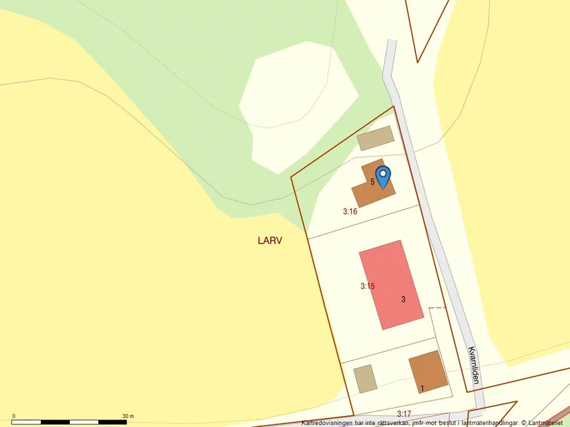 Villa, Kvarnliden 5, Larv, Vara