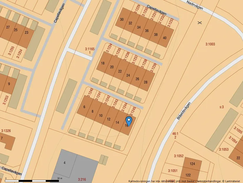 Radhus, Capellavägen 16, Skälby, Järfälla
