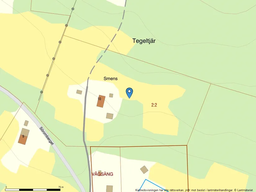 Gård/Skog, Söromberget 10, Ljusdal, Tegeltjär, Ljusdal
