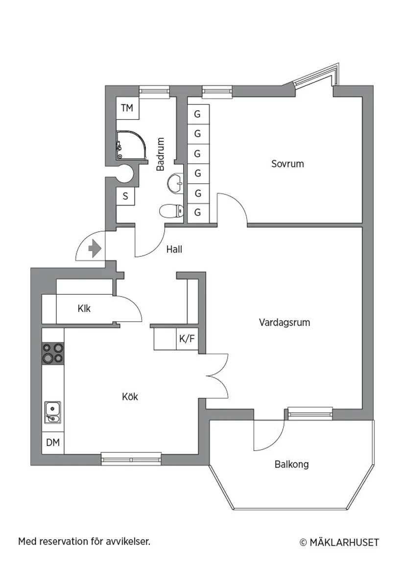 Bostadsrätt, Åkervägen 16, 1 tr, Helenelund, Sollentuna